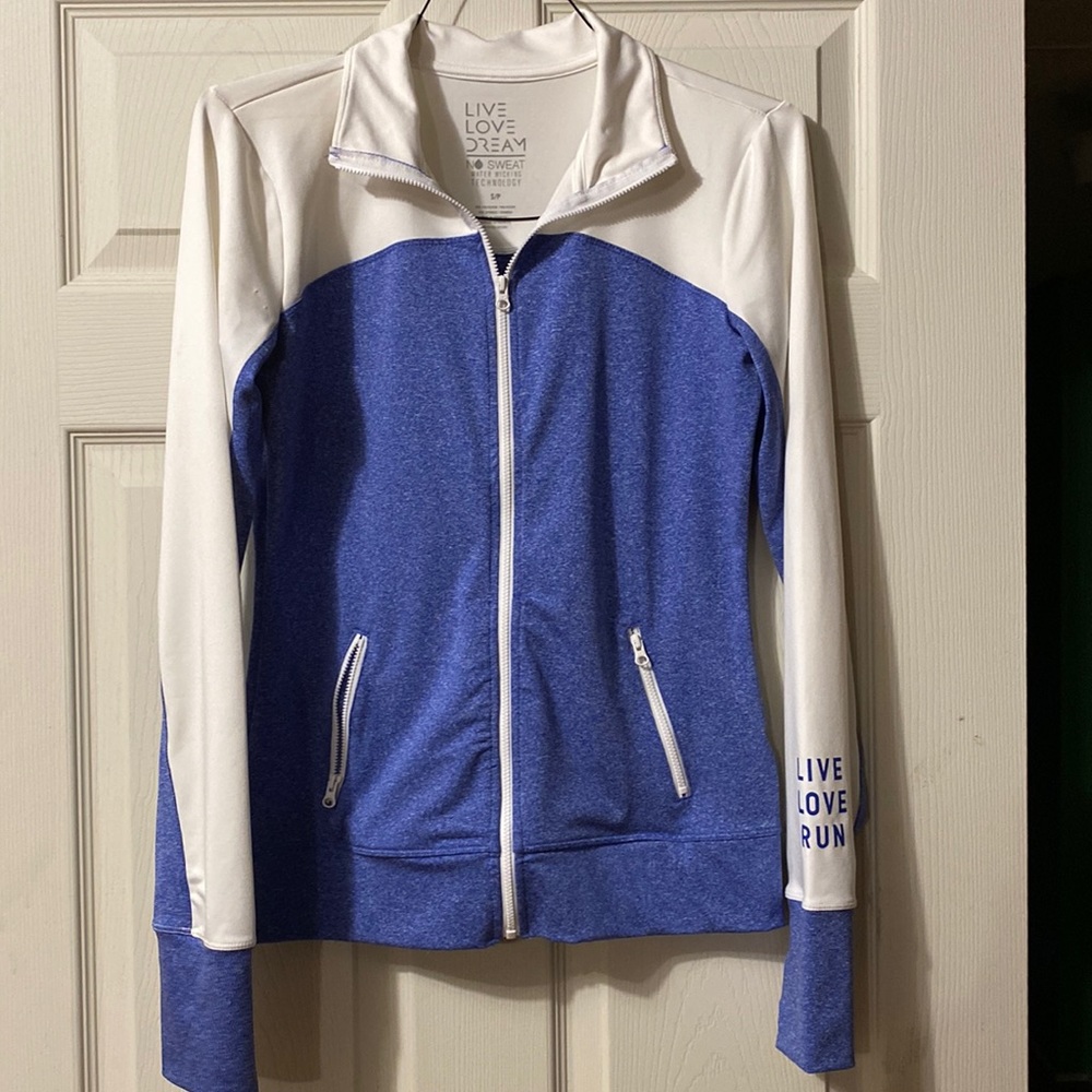 Aeropostale Full Zip Live Love Dream Running Jacket